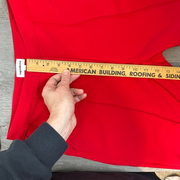 NWT Superdown Front Pleat Pant Trousers Red Medium - Picture 10 of 12